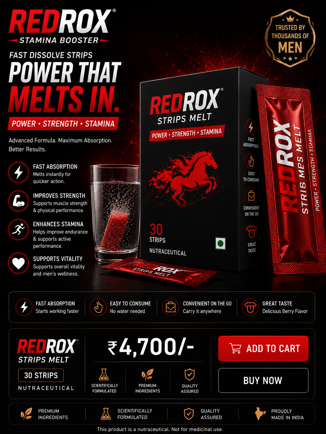 REDROX Strips Melt 30 pcs